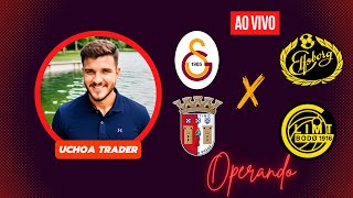 TRADE ESPORTIVO OPERANDO AO VIVO GALATASARAY X ELFSBORG BRAGA X BODO [upl. by Arrakat548]