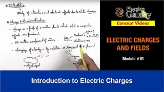 Class 12 Physics  Electrostatics  1 Electric Field amp Charges  For JEE amp NEET [upl. by Broderick]