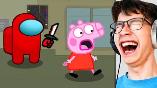 Peppa Pig VS Among Us Funny Animation [upl. by Nomolas895]