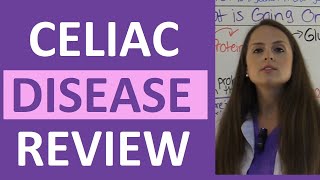 Celiac Disease Symptoms Pathophysiology Diet Nursing NCLEX Lecture [upl. by Ainoet]