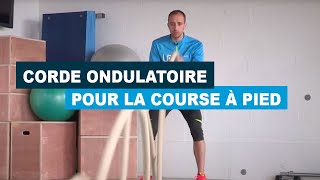 exercices avec la corde ondulatoire pour la course à pied [upl. by Burleigh]