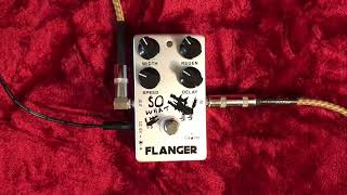 Caline CP66 Classic So What Flanger Pedal Demo [upl. by Naujyt]