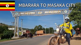 Motorcycle Trip MBARARA CITY to MASAKA CITY Uganda🇺🇬 [upl. by Yztim686]