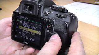 Nikon D3100 DSLR Basic beginners operation tutorial Part 4 [upl. by Moscow818]