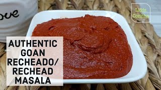 Authentic Goan Recheado Rechead Masala Recipe  Goan Red Masala Recipe  ASMR Cooking Video [upl. by Muhan]