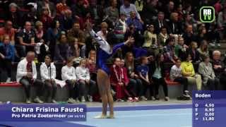 Chiara Frisina Fauste  Pre Olympic Youth Cup 2013  Kunstturnen  AK 1415 [upl. by Janka]