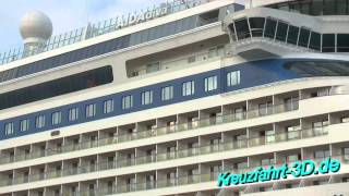 AIDA Reisebericht Antalya 02112012 Tag 1 Route Mittelmeer 16  Transsuez mit AIDAdiva HD  2D [upl. by Anaitsirc]