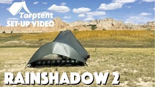 Tarptent Rainshadow 2 Setup [upl. by Grannias654]