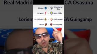 Pronostic foot 5 matchs foryourpage fypyoutube fyp [upl. by Rekrap377]