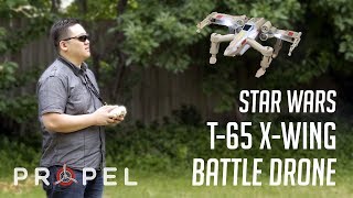 Star Wars T65 XWing Battle Drone  Propel  Unboxing amp Review [upl. by Hallee832]