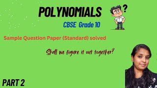 Polynomials  SQP in English [upl. by Anirtak]