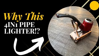 Review amp Demo of 4in1 Pipe Lighter with Holder [upl. by Lenahc]