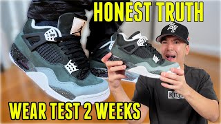 HONEST TRUTH WEAR TEST JORDAN 4 FEAR 2 WEEK WEAR [upl. by Furey]