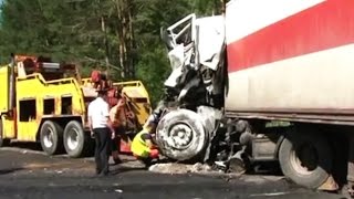 Best truck crashes truck accident compilation 2015 Part 9 [upl. by Vijar]