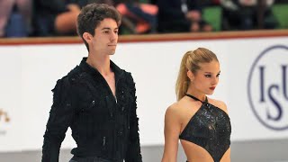 Danza rítmica de Sofía Val amp Asaf Kazimov en el ISU Challenger Nebelhorn Trophy 2024 [upl. by Wenger]