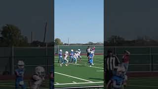 Kaegan Knighton 8U Football  Weatherford Tx  Playoffs [upl. by Atteynad855]