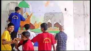 quotCONSERVING BIODIVERSITY ENSURING FUTUREquot art by Mae dos Pobres High school Nuvem Salcete Goa [upl. by Gasser162]