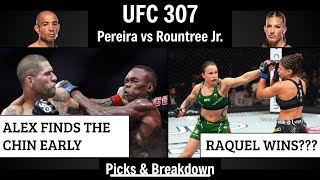 UFC 307  Pereira vs Rountree Jr Picks amp Breakdown [upl. by Farrah]