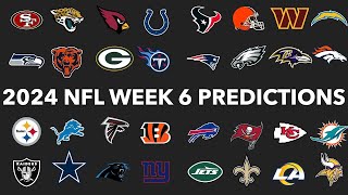 NFL 2024 Week 6 PICKS [upl. by Milon]