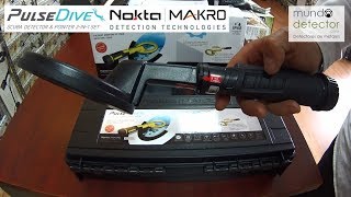 Scuba detector Pulsedive Makro  Nokta [upl. by Riobard931]