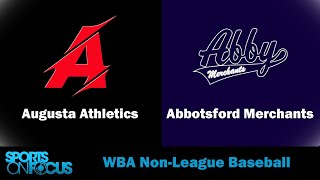 Augusta  Abbotsford  WBA NonLeague Baseball [upl. by Prosperus]