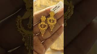 Gold earrings for women 😱😱earringsdesign shortvideo indianjewellery earrings viralshort [upl. by Tildie144]