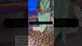 Tissue linen saree youtubeshorts viralshorts tamilshorts craft youtube tamil song music yt [upl. by Terri189]