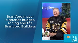 Brantford mayor discusses budget zoning and the Brantford Bulldogs [upl. by Ellennahs173]