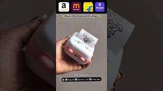 🖨️ Mini Portable Printer • meeshofinds • 34m views [upl. by Durning18]