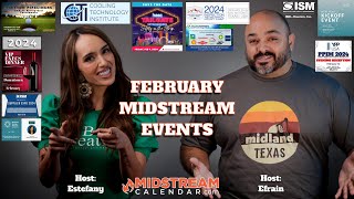 Allstream Insiders Midstream Calendar January and February Oil amp Gas Events with Estefany amp Efrain [upl. by Nimrahc]