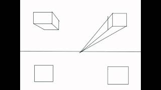 How To Draw Cubes And Rectangular Solids In One Point Perspective [upl. by Ratha]