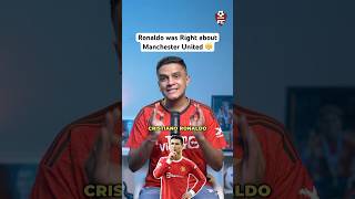 Ronaldo was Right About Manchester United 😤 Ronaldo manchesterunited eriktenhag [upl. by Cirilo]