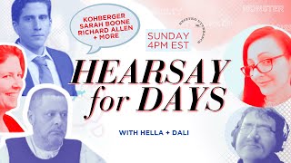 Hearsay for Days LIVE  RichardAllen ⛓️  BryanKohberger 🧑‍🎓  SarahBoone 🧳  more Sun 4pm ET [upl. by Klina]