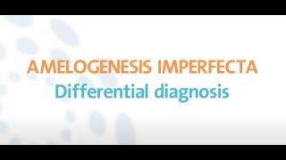 Amelogenesis imperfecta Differential diagnosis [upl. by Cence]