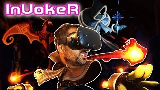 DUELOS MÁGICOS MULTIJUGADOR EN REALIDAD VIRTUAL  Invoker VR HTC Vive [upl. by Auohp791]