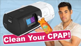 How to Clean CPAP Machine Tube and Mask  Tips for Cleaning [upl. by Ruffina]