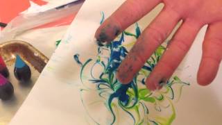 Shaving cream prints  STEP by STEP [upl. by Balthazar228]