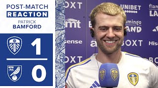 “A well earned 3 points”  Patrick Bamford  Leeds United 10 Norwich City [upl. by Salvadore]