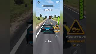 Highway Overtake  Car Racing Gameplay German auto race rennen car [upl. by Ynaffad]