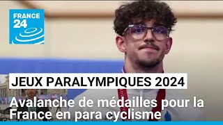 Jeux paralympiques  avalanche de médailles pour la France en paracyclisme • FRANCE 24 [upl. by Ellesor357]