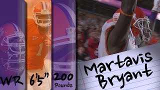 Official Highlights  Clemson WR Martavis Bryant [upl. by Yehs247]