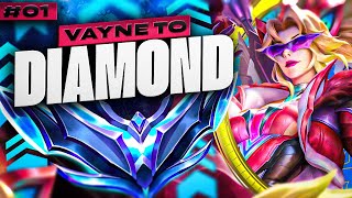 Vayne Unranked to Diamond 1  Vayne ADC Gameplay Guide  Season 13 Vayne Gameplay [upl. by Adnwahs]