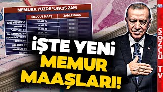 Meslek Meslek Memur Zammı Tablosu En Düşük Memur Maaşı Ne Kadar Oldu [upl. by Eidaj]