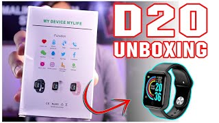 D20 smart watch  HOW TO CONNECT D20 SMARTWATCH TO YOUR SMARTPHONE [upl. by Oirtemed]