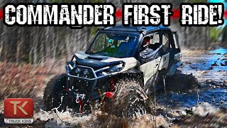 2024 CanAm Commander MAX XTP Tackles Mud Rocks amp Water  Top Speed Run [upl. by Assirahs753]