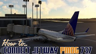 HOW TO Connect Jetway amp Get Rid of Stairs PMDG 737 [upl. by Ainessey336]