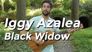 Iggy Azalea  Black Widow Guitar Tutorial by Shawn Parrotte [upl. by Rehotsirk454]