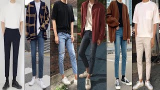 10 STYLE TIPS FOR SKINNY GUYS  Mens Outfit Ideas [upl. by Kaylil]