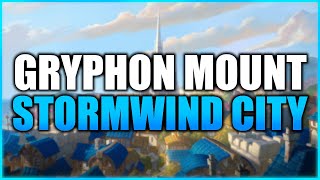 Stormwind City  Gryphon Mount Vendor [upl. by Lucienne422]