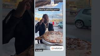 Malta’da bu küçücük pizza sizce kaç paradır😱￼ [upl. by Nola]